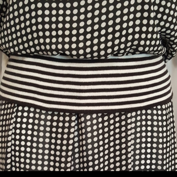 Vintage Periwinkle Polka Dot Dress - Picture 10 of 11